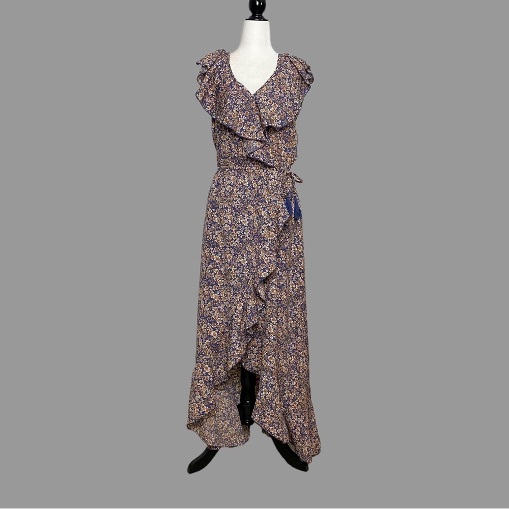 💜 L 💜 NWT Streetwear Society Floral Dress Romantic Date Light Cottagecore
